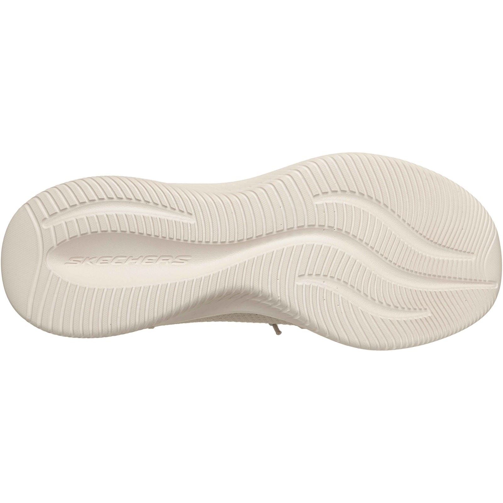 Skechers Ultra Flex 4.0 Baskets Naturelles Pour Femmes En Textile