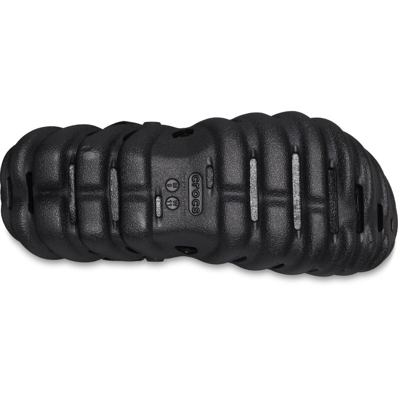 Crocs Echo Sabots Noirs En Thermoplastique