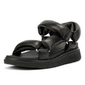 FitFlop Gen-FF Soft Sandales Noires Pour Femmes En Cuir