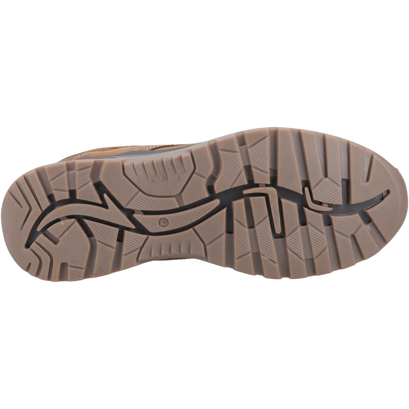 Hush Puppies Percy Chaussures En Cuir Pour Hommes À Lacets Tan