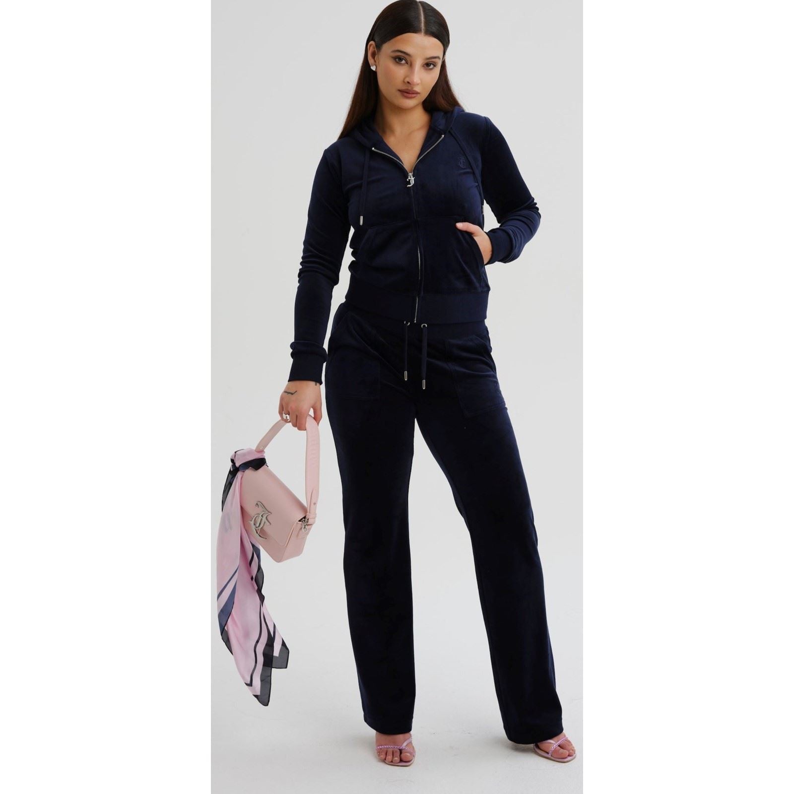 Juicy Couture Del Ray Joggers Bleus En Polyester Pour Femmes