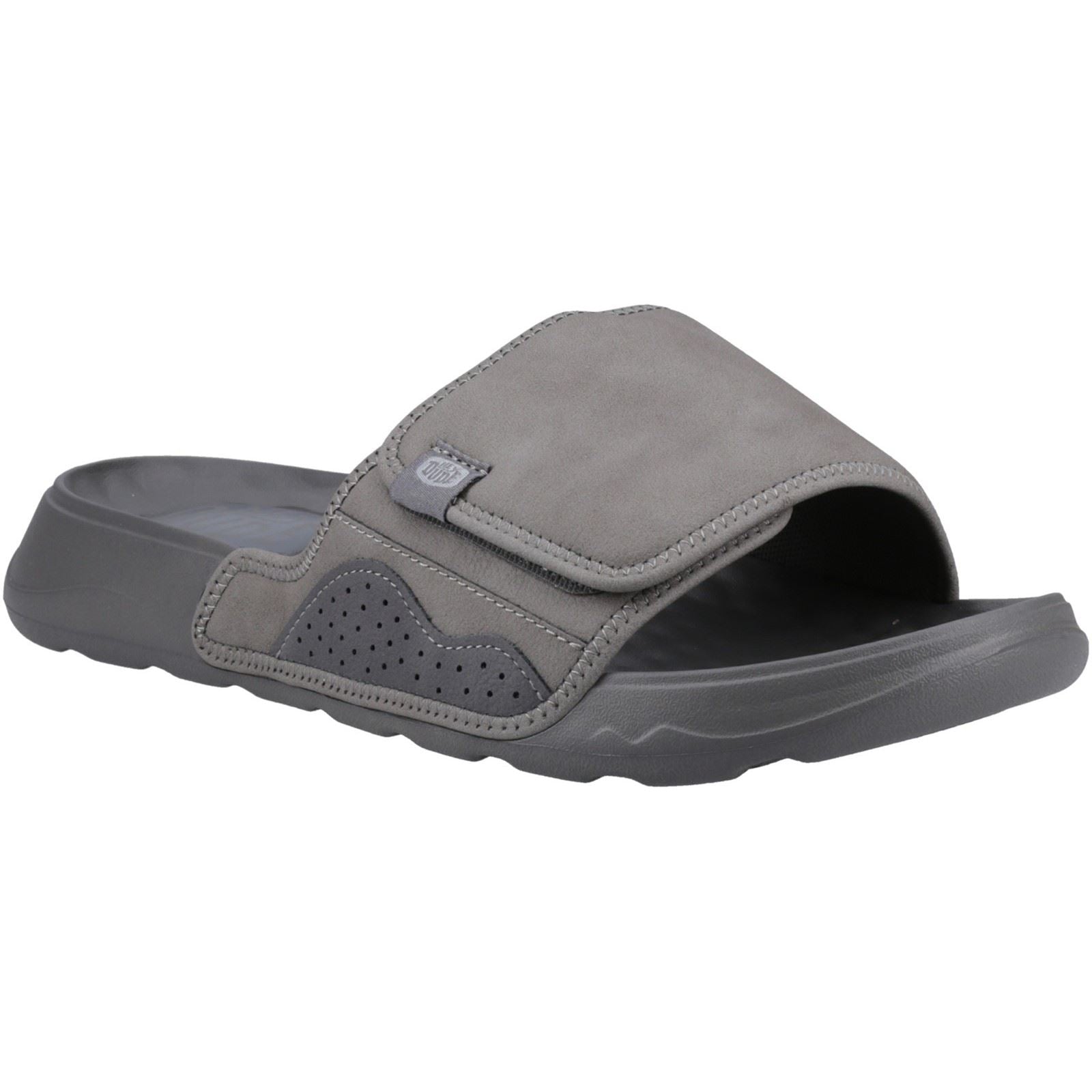 HEYDUDE Shore Slide Classic Slides Pour Homme En Polyester Gris Granit