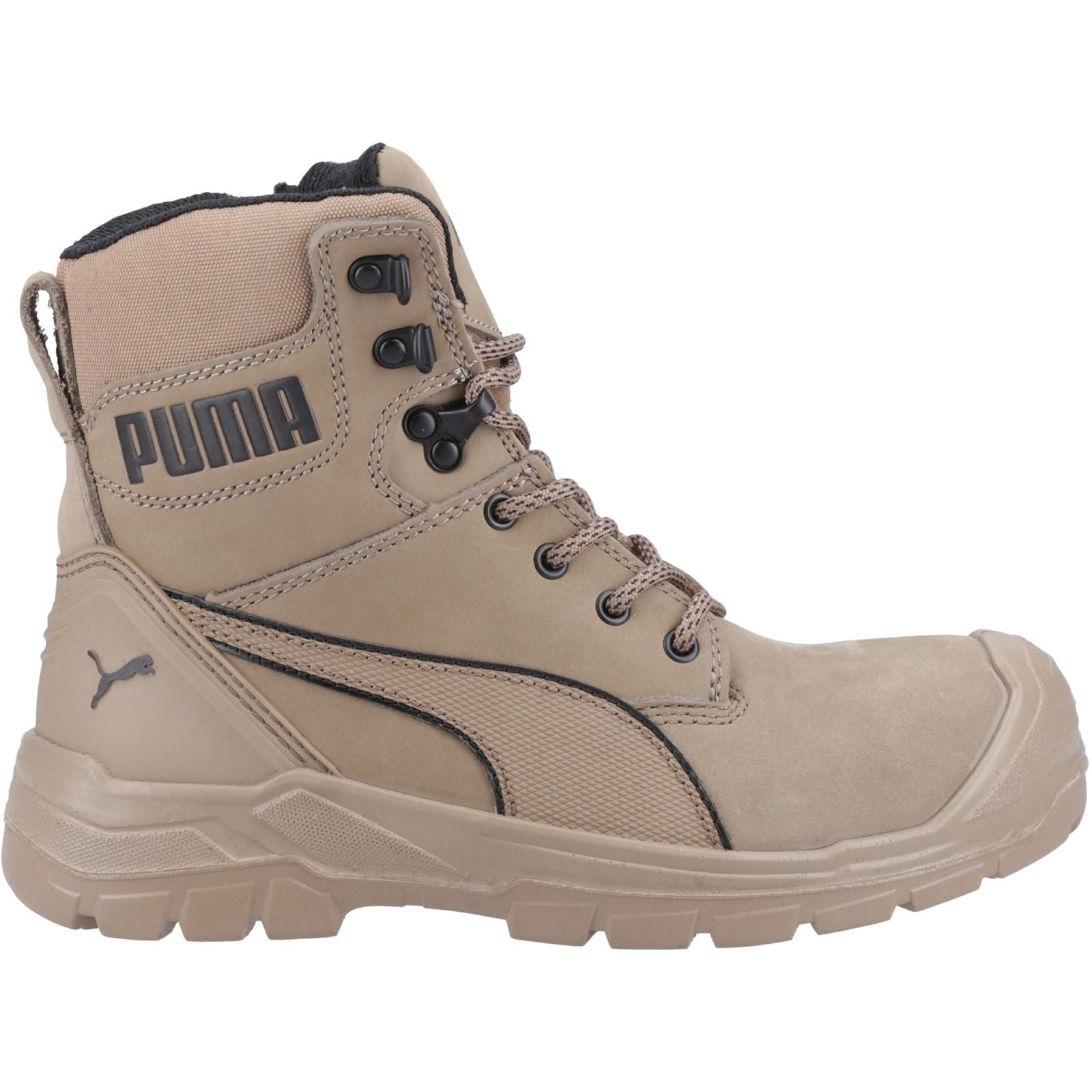 Puma Safety Bottes De Sécurité Conquest Nubuck Stone