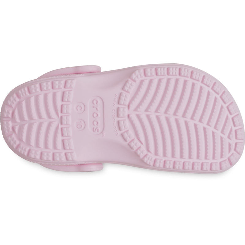 Crocs Toddler Classic Croslite Rubber Pink Milk Loafers