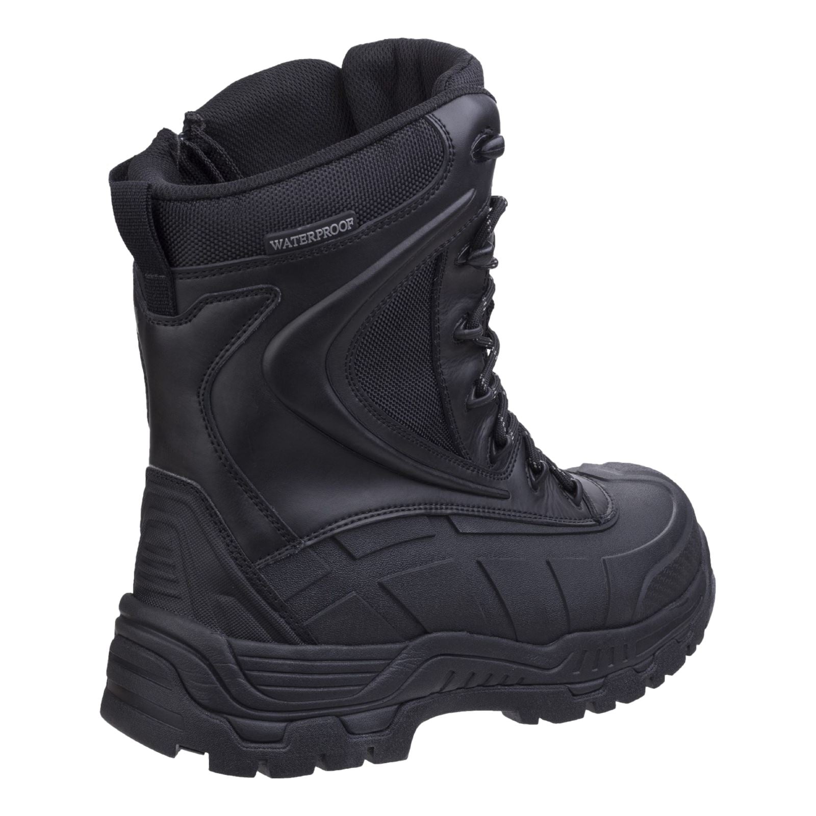Amblers Safety Bottes De Sécurité Noires En Caoutchouc/Cuir As440