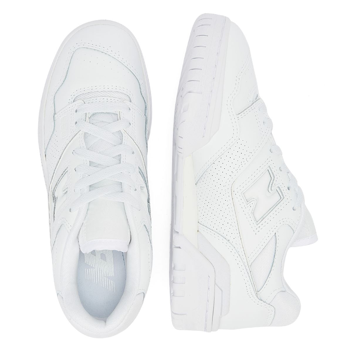 New Balance 550 Baskets Blanches Mono