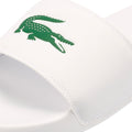Lacoste Serve Slide 0.0 Sandales Blanches Pour Hommes