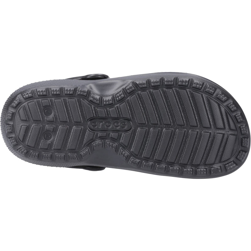 Crocs Classic Lined Sabots Pour Enfants Unisexes En Thermoplastique Noir/buffle