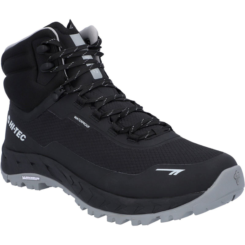 Hi-Tec ALTITUDE LITE MID WP Chaussures De Randonnée En Polyester Pour Homme, Noir Et Gris Ultime