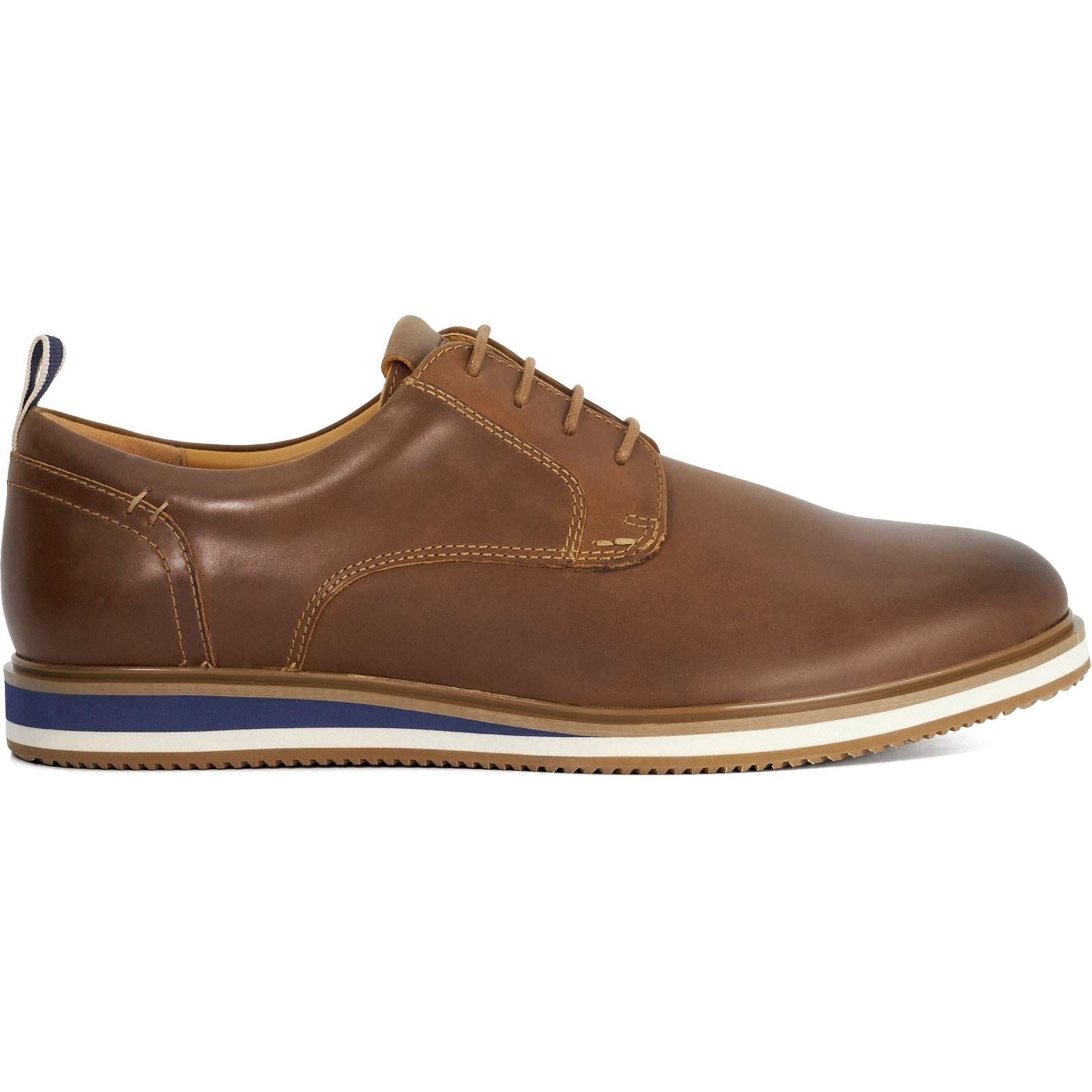 Dune Blaksley Chaussures En Cuir Pour Hommes Brunes À Lacets