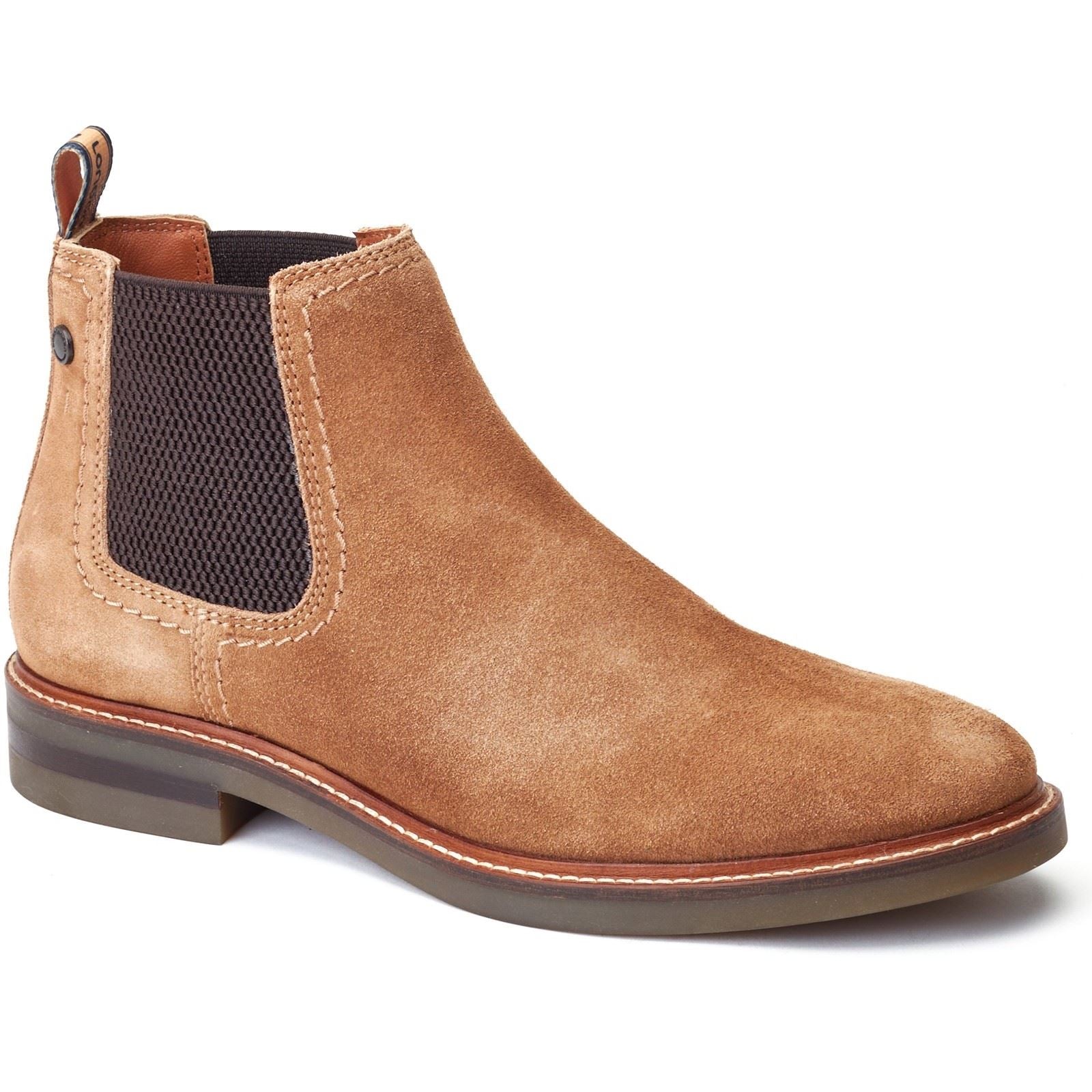 Base London Portland Bottes En Cuir Pour Hommes Couleur Gingembre