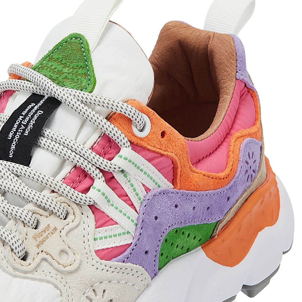 Flower Mountain Yamano 3 Baskets En Daim Blanc/Rose Pour Femmes