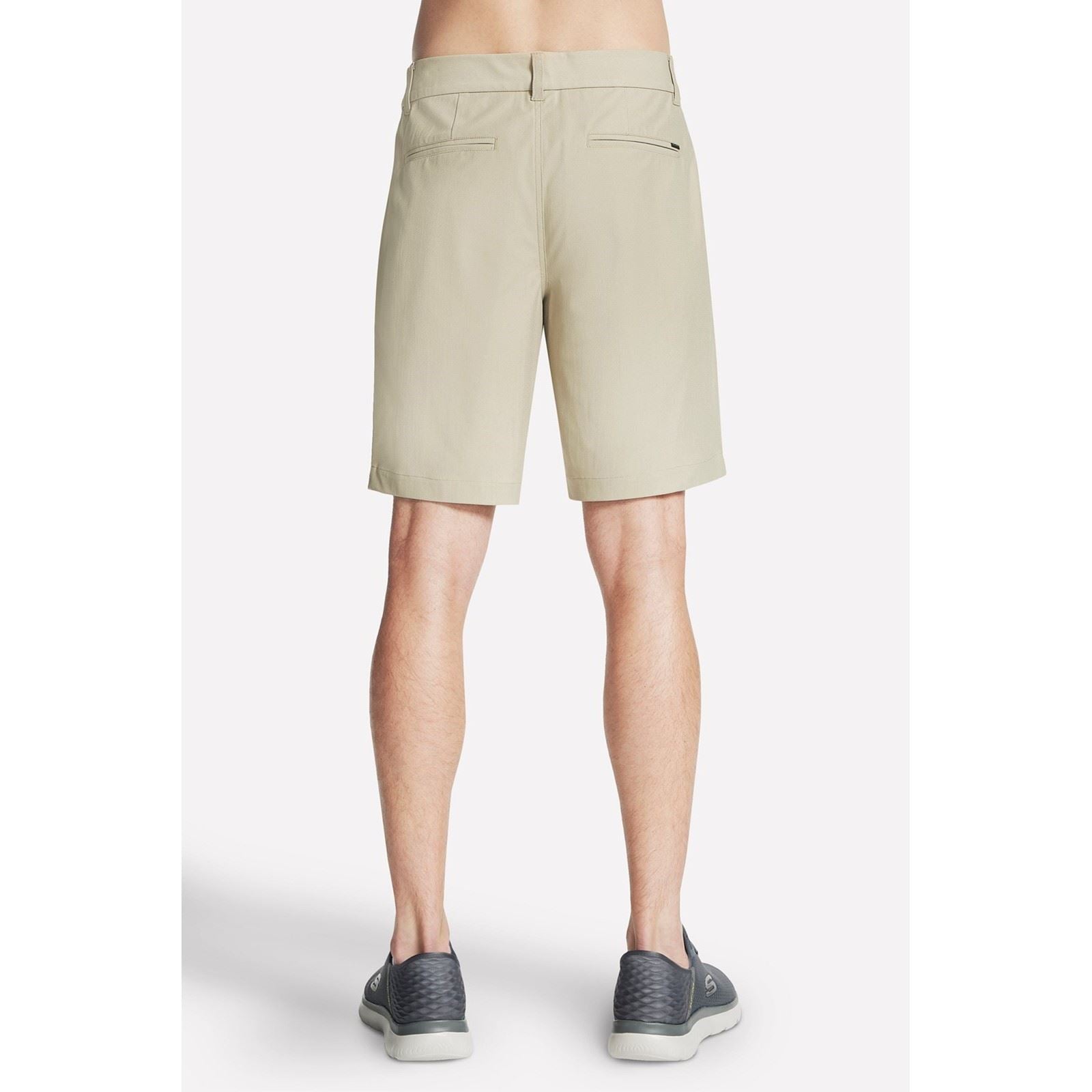 Skechers Premium Everywhere 9 Inch Short Shorts En Polyester Pour Hommes Longueur Genou Naturelle