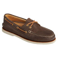 Sperry Gold Cup Authentic Original Chaussures Bateau Marron En Cuir Pour Hommes