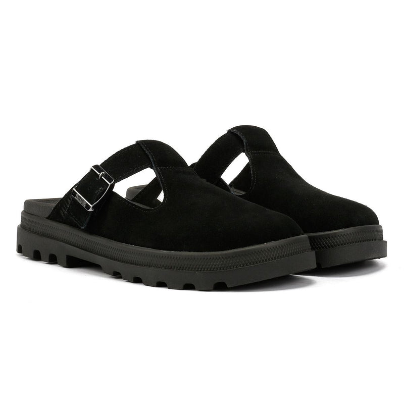 Palladium Dunelite Pyla Chaussures Confort En Daim Noir