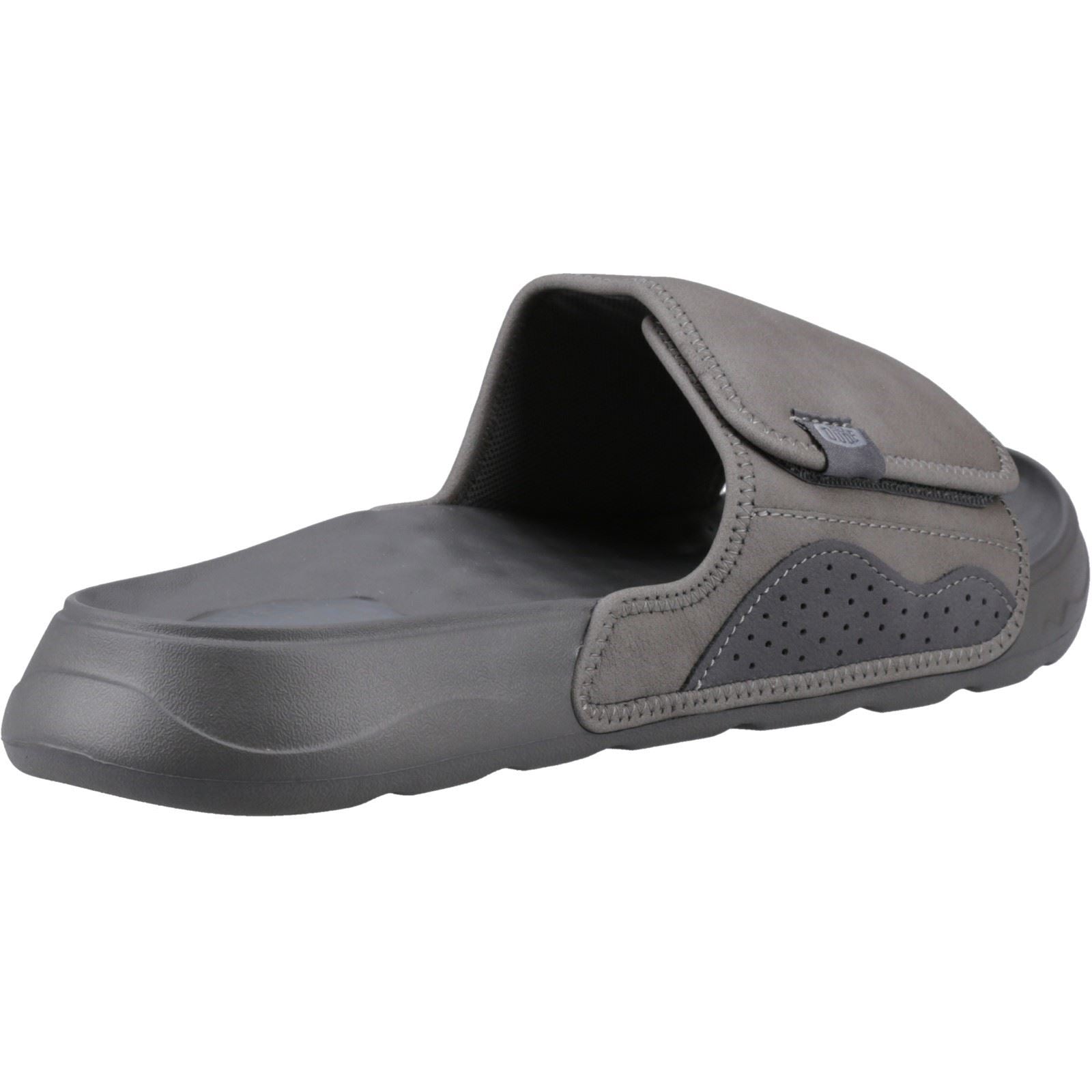 HEYDUDE Shore Slide Classic Slides Pour Homme En Polyester Gris Granit