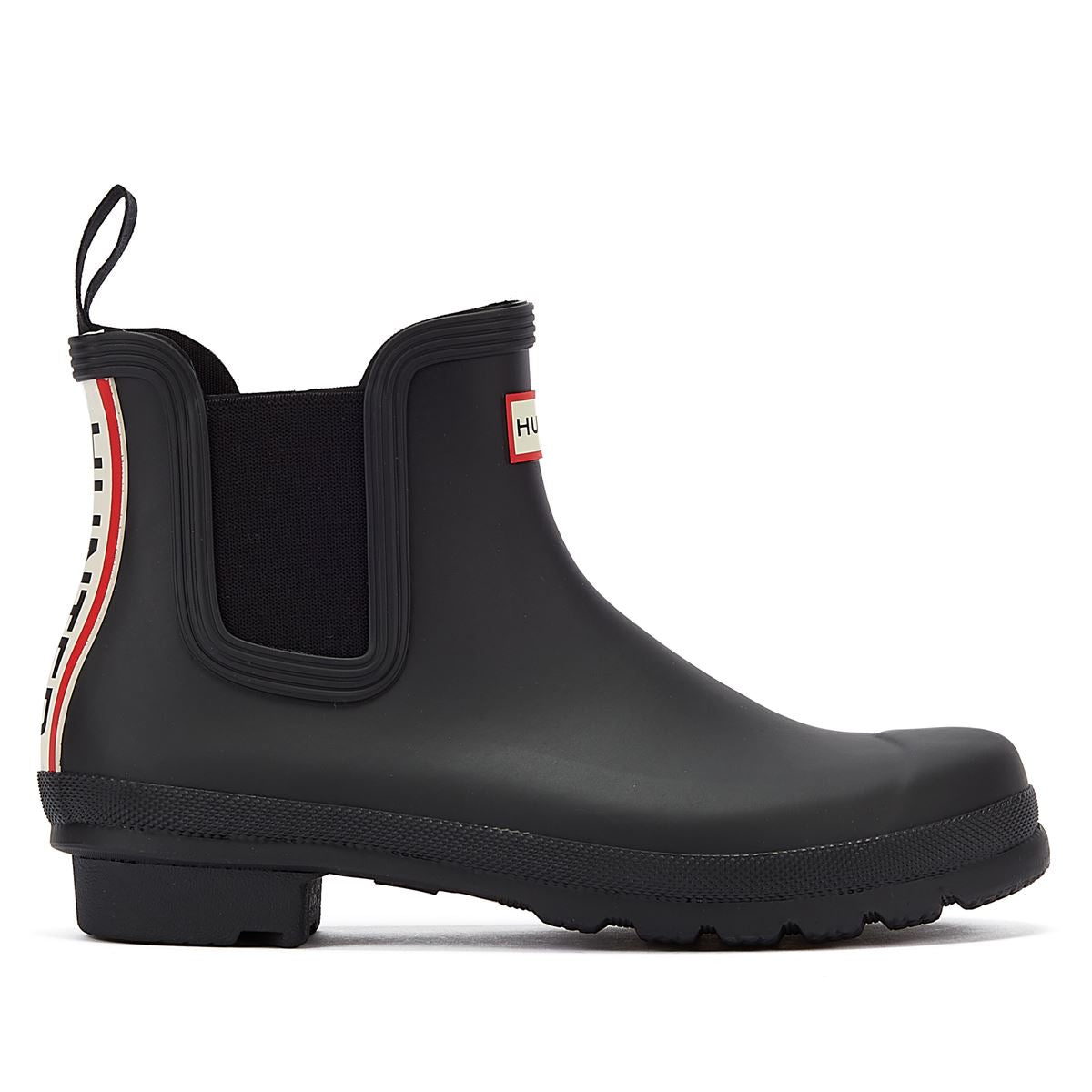 Hunter Bottes Noires Pour Femmes Avec Logo Original De Chelsea Boot