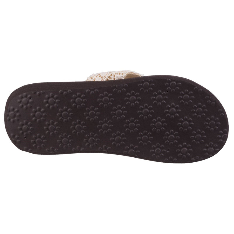 Rocket Dog Spotlight Lima Chaussures Tongs Pour Femmes En Tissu Naturel Multicolore