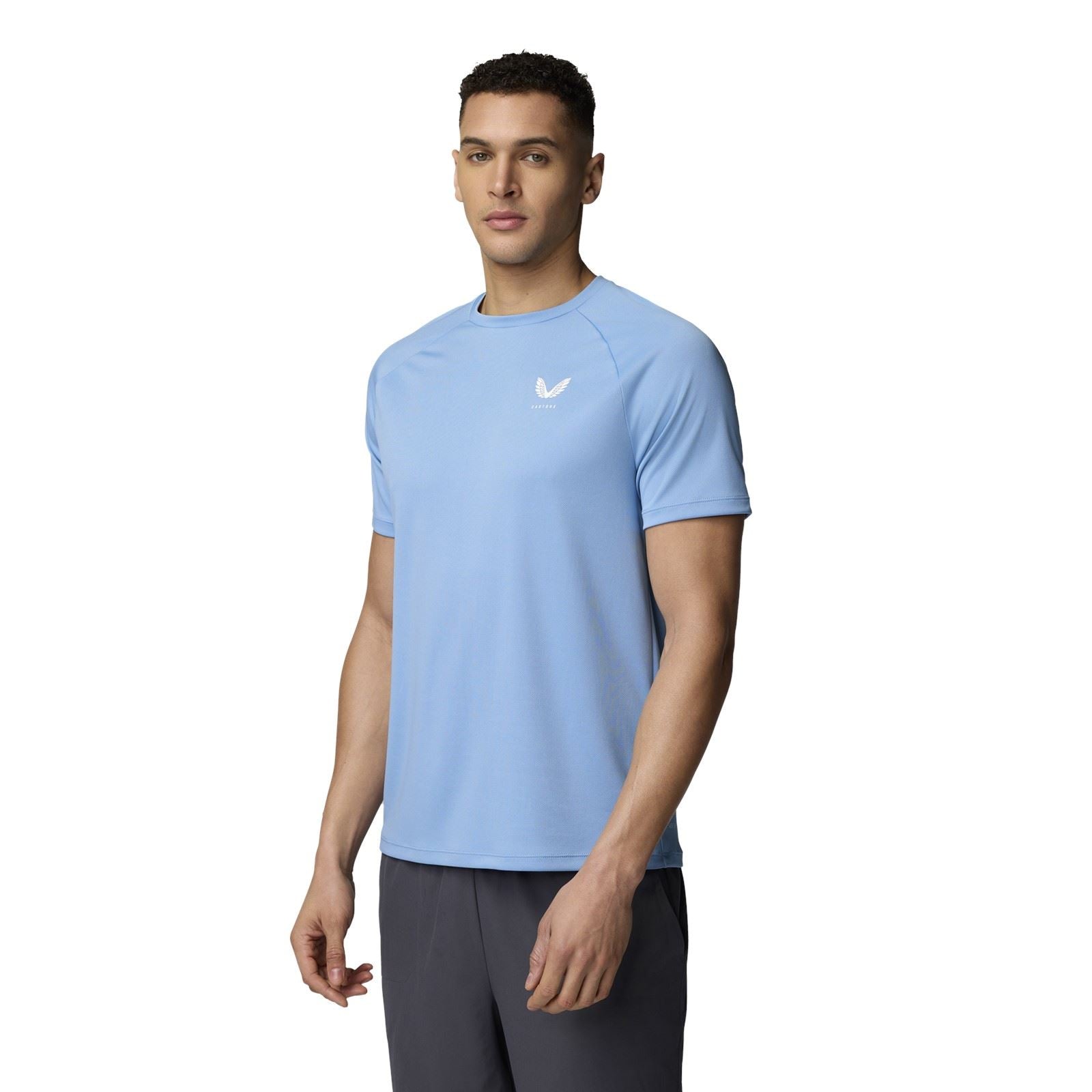 Castore Adapt Training T-Shirt T-Shirts De Sport Pour Hommes En Polyester Bleu