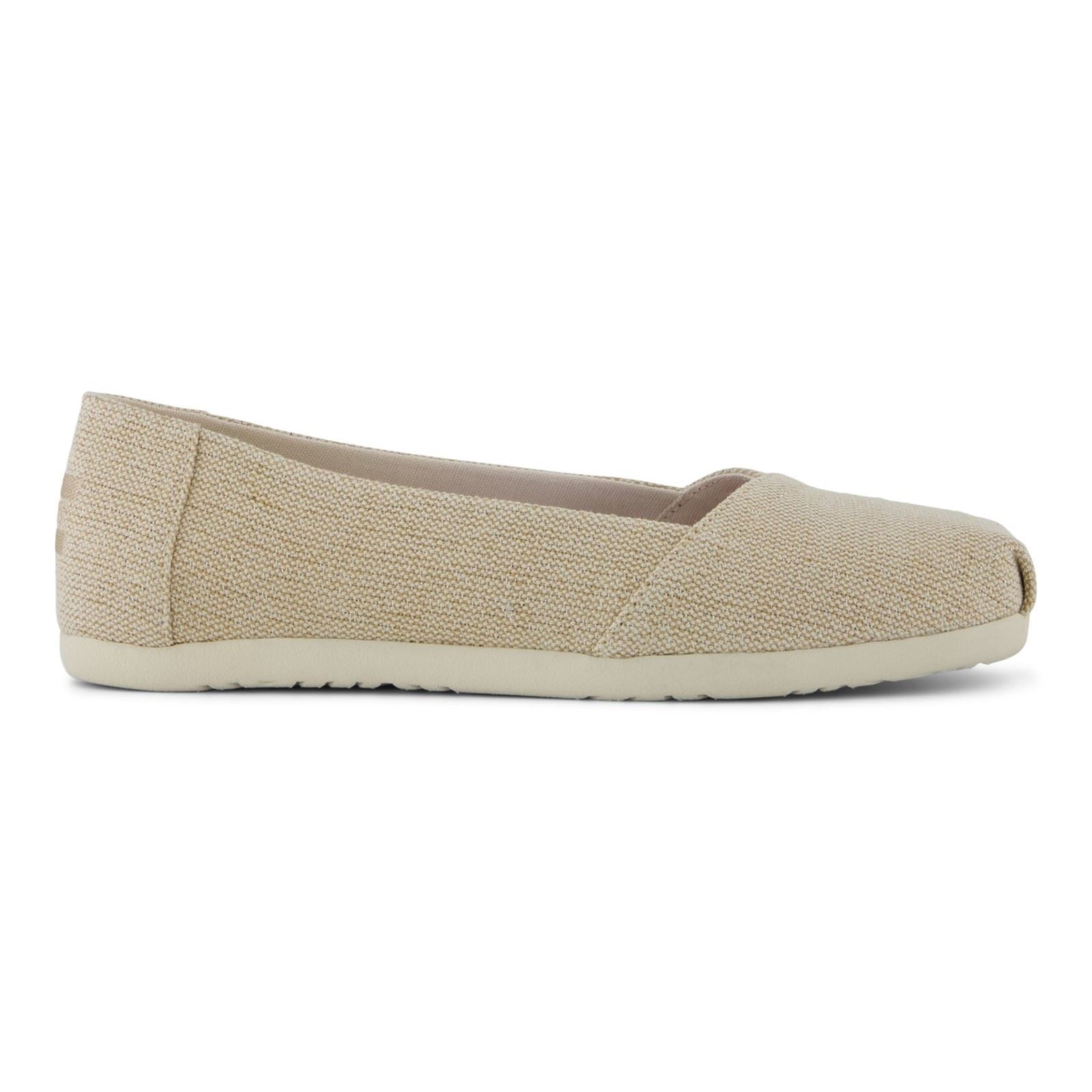 TOMS Alpargata Ballet Espadrilles Champagne Femme En Textile