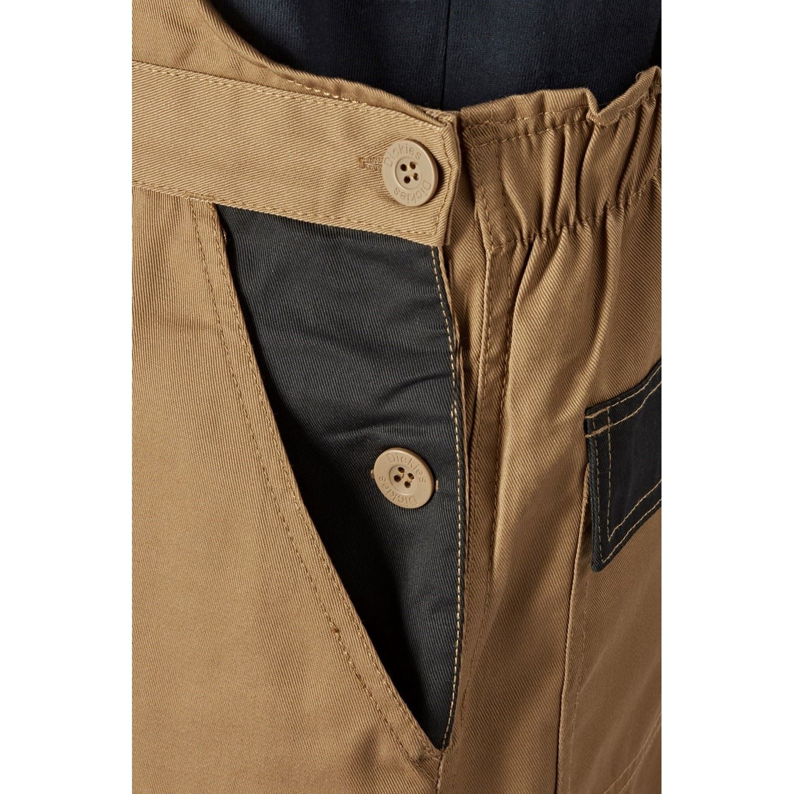 Dickies Everyday Bib and Brace Salopette De Travail En Polyester Pour Homme Marron