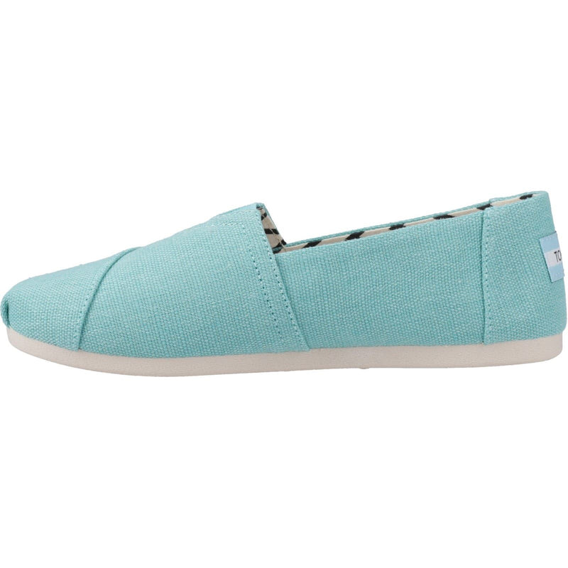 TOMS Alpargata Classic Espadrilles En Jute Pour Femmes En Bleu Aqua