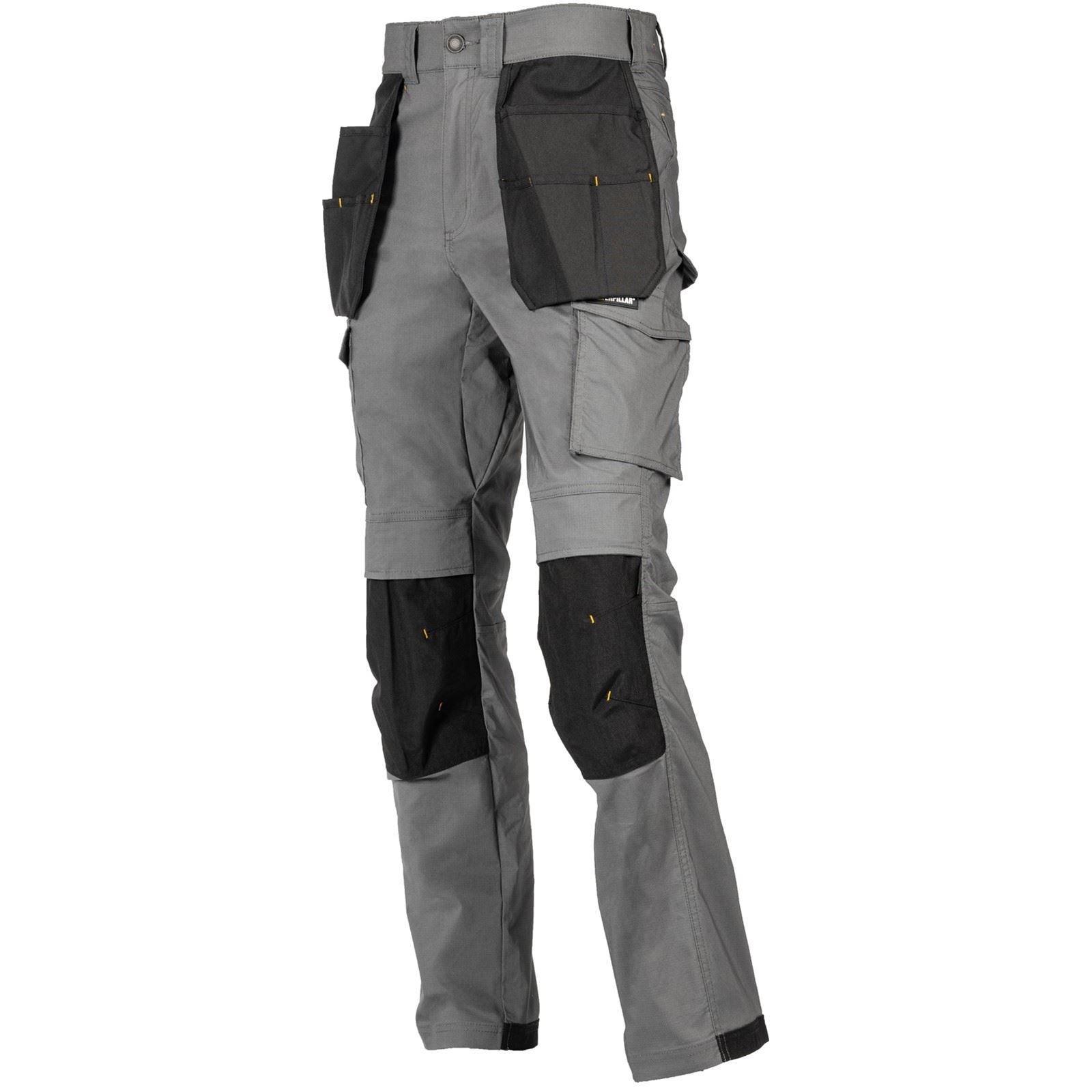 Caterpillar Nexus Holster Stretch Pocket Pantalon En Coton Pour Hommes Gris De Plein Air