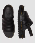 Dr. Martens Kole Sandales Noires En Cuir