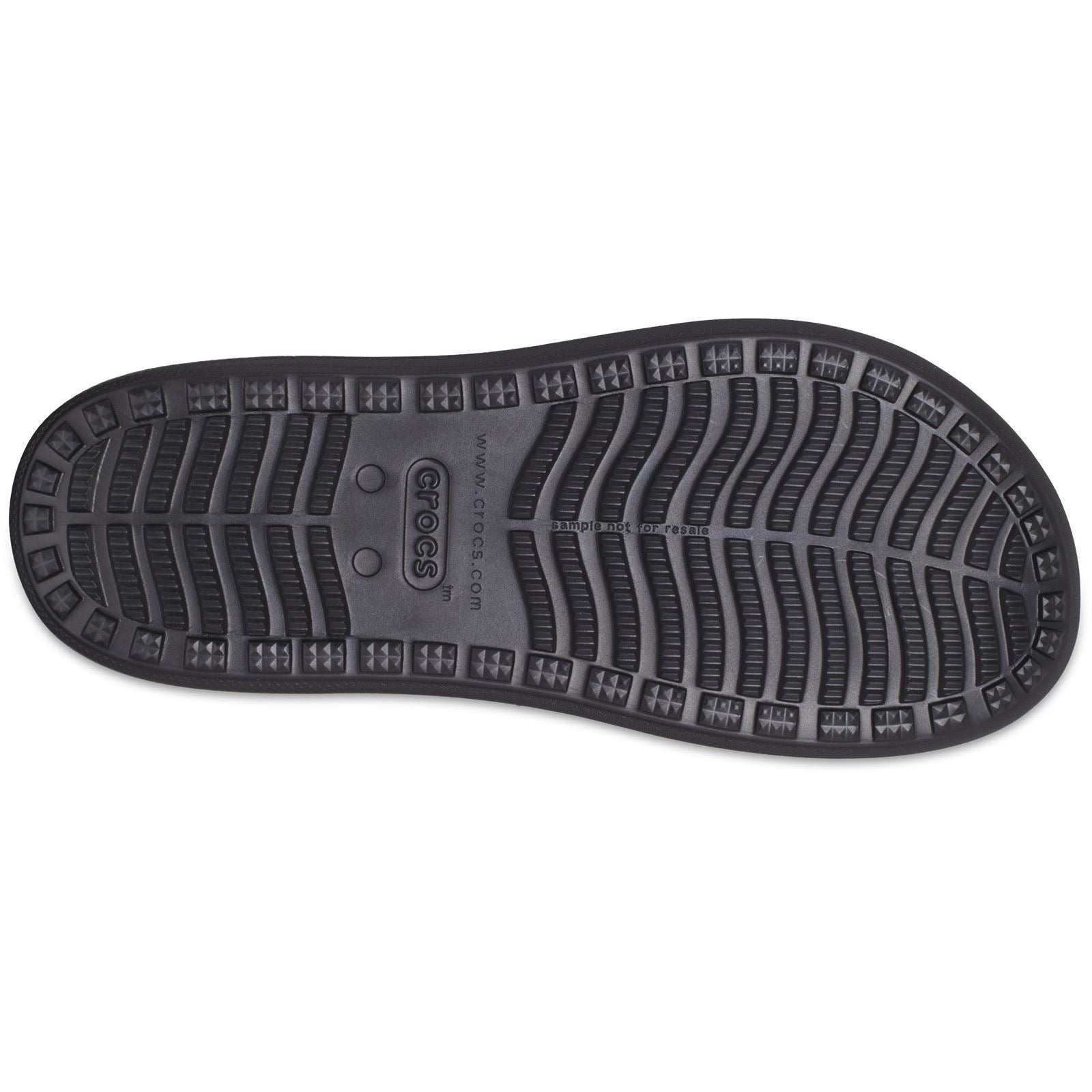 Crocs Yukon Vista II Tongs Noires Pour Homme En Polyuréthane