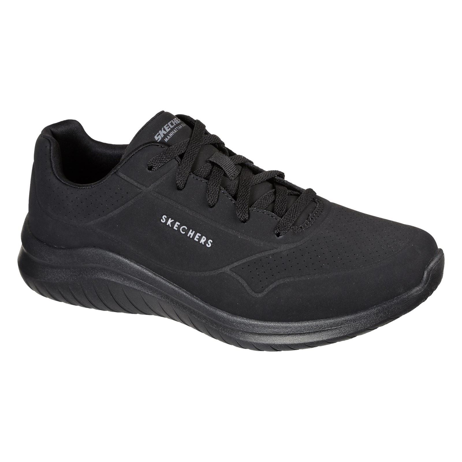 Skechers Ultra Flex 2.0 Vicinity Baskets Noires Pour Homme En Matière Synthétique