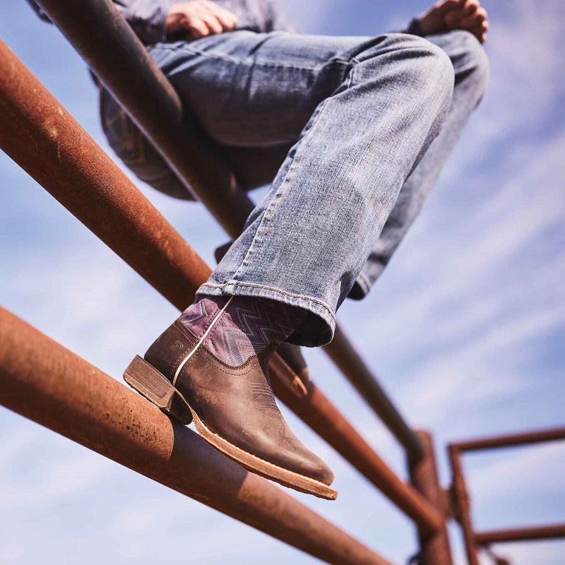 Durango Lady Rebel Pro Bottes En Cuir Pour Femme Couleur Terre Sombre/Améthyste