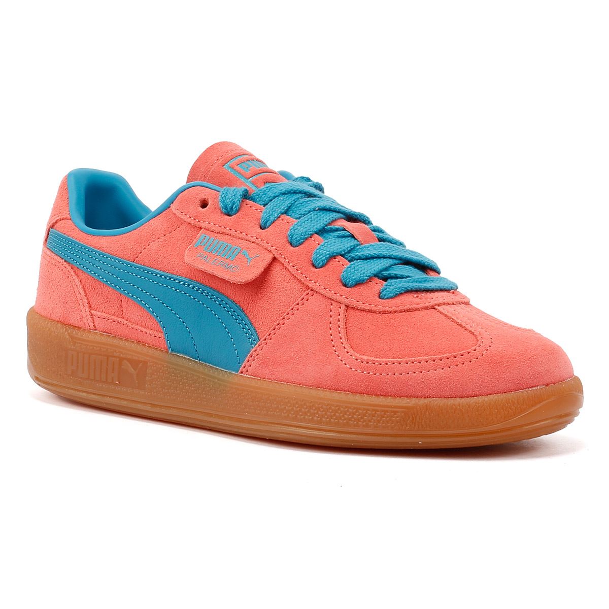 Puma Palermo Baskets En Cuir Rose