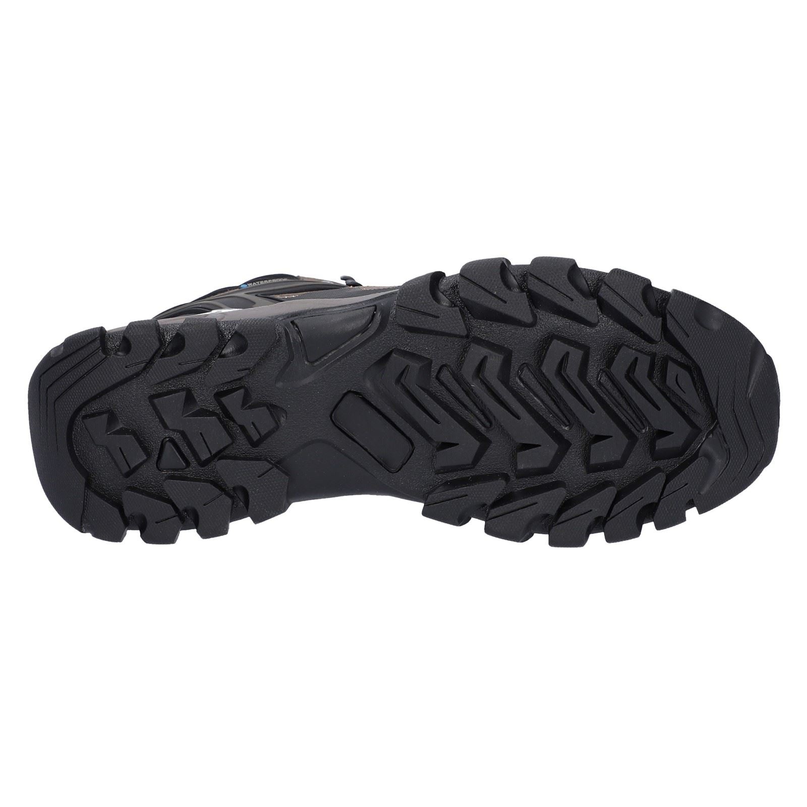 Hi-Tec V-Lite Explorer WP Chaussures De Randonnée Pour Hommes En Cuir Suédé De Vache Couleur Marron/Châtaigne/Orange