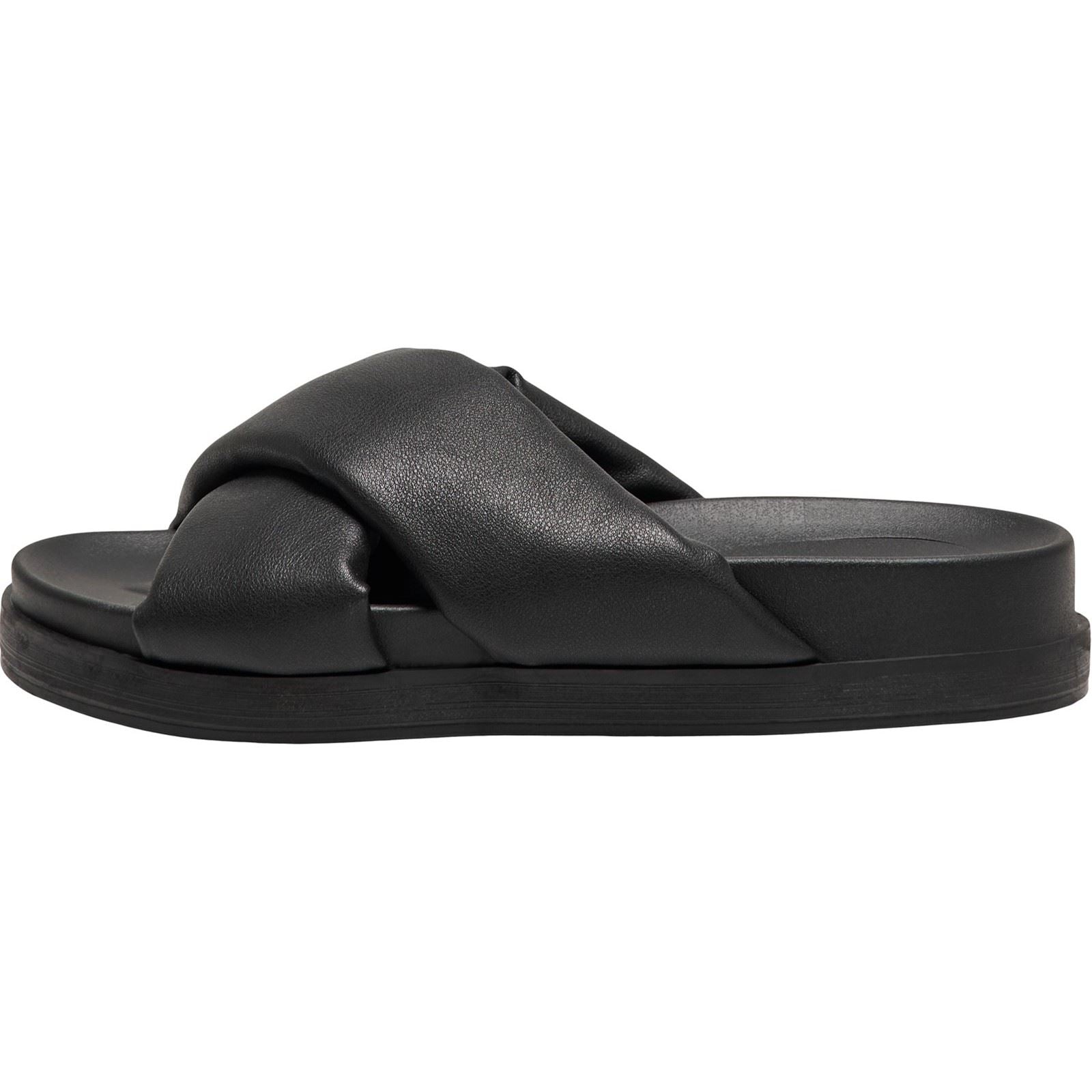 ONLY MINNIE 12 Mules Noires Pour Femmes En Synthétique