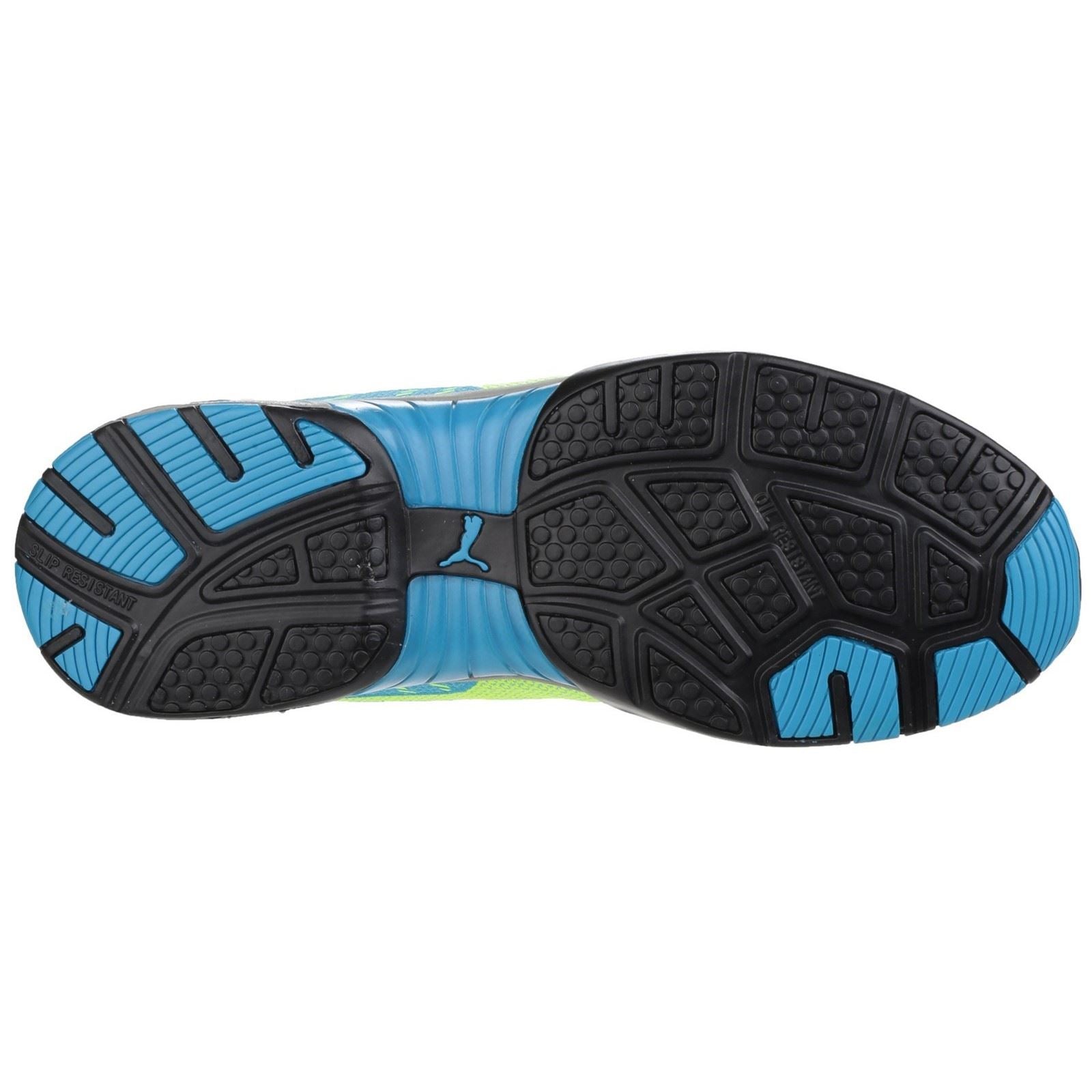 Puma Safety Baskets De Sécurité Bleues Pour Femmes En Textile Tricoté Celerity