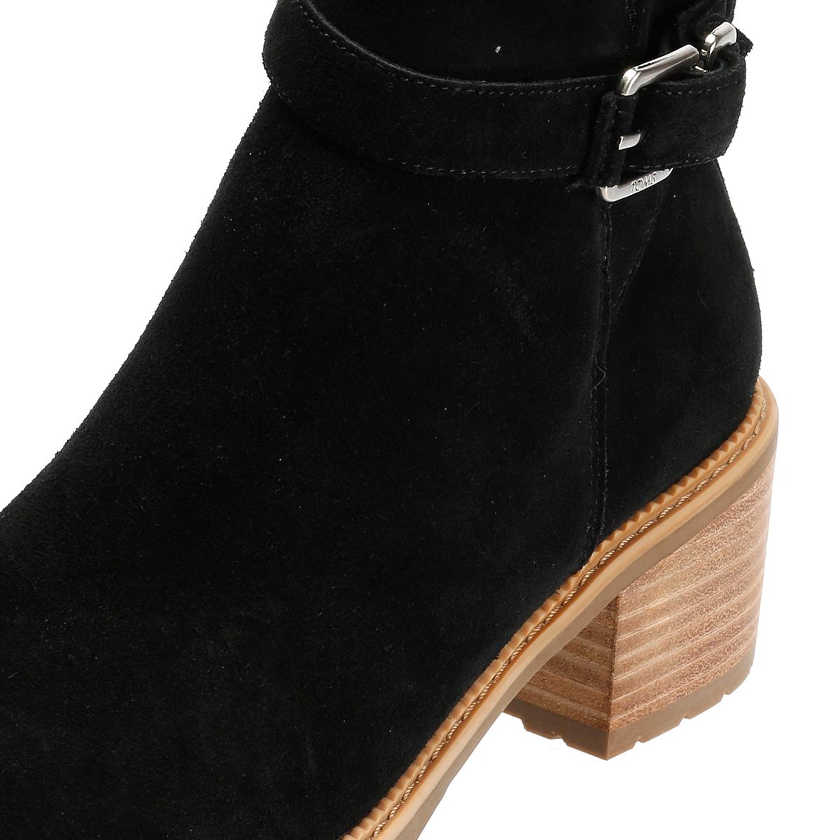 TOMS Hailey Buckle Bottes Noires Pour Femmes En Suède