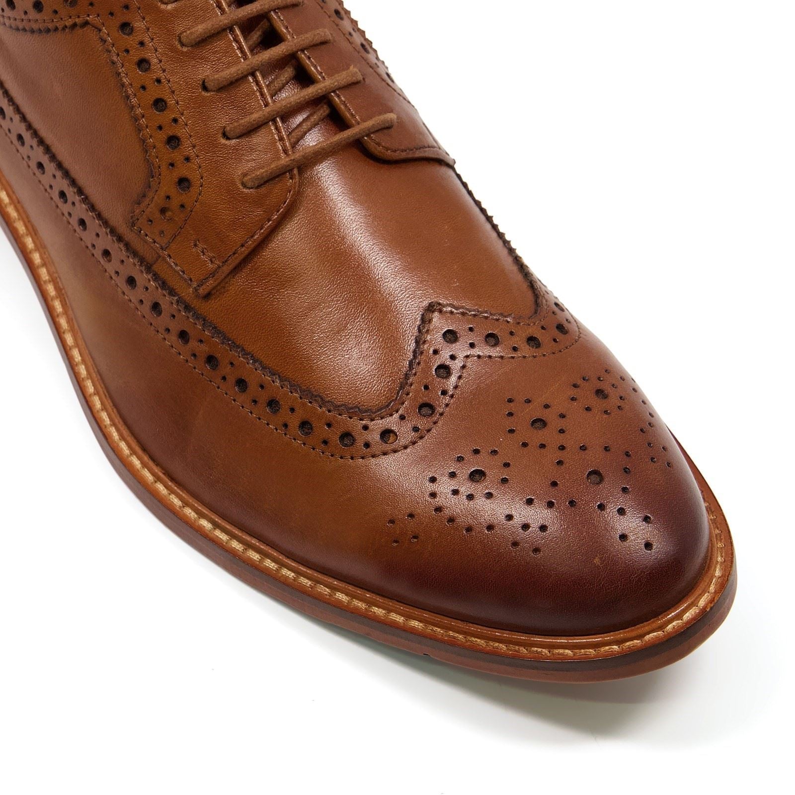Dune Superior Chaussures Richelieu Pour Homme En Daim Marron