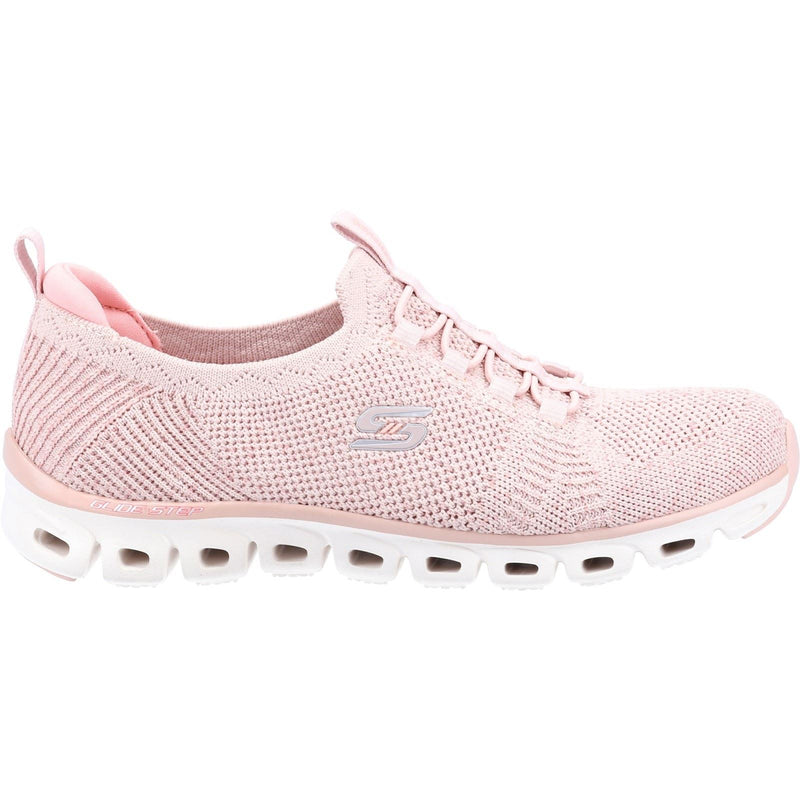 Skechers Glide Step Sneakers En Textile Pour Femme, Couleur Rose