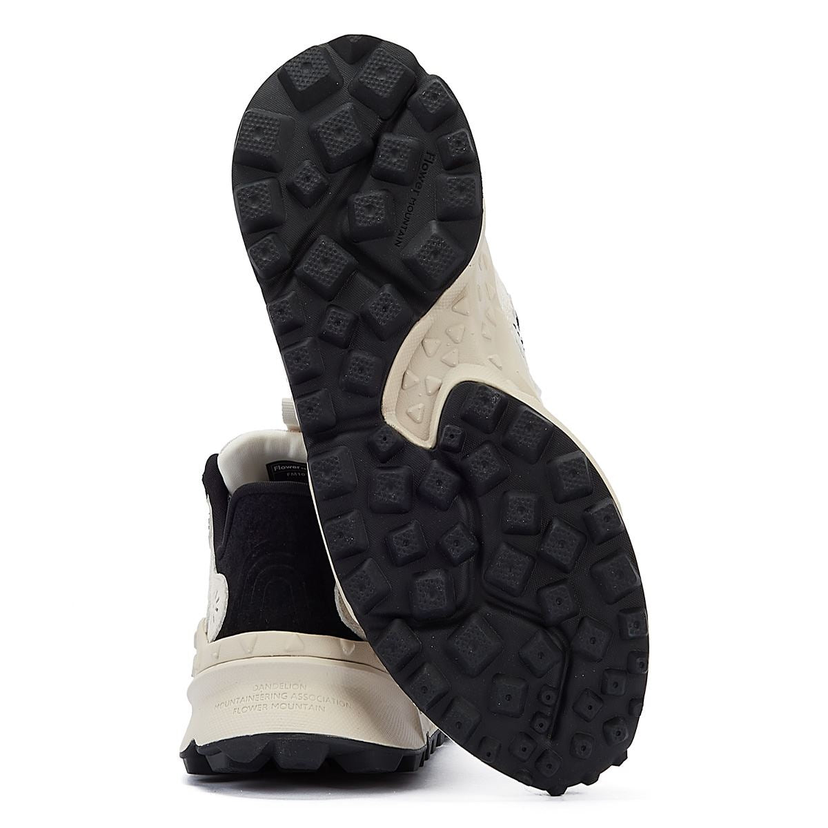 Flower Mountain Tiger Hill Baskets En Daim Blanc/Noir