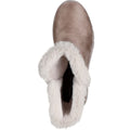 Skechers Easy Going Dreamers Move Bottes En Textile Pour Femme Couleur Taupe Foncé