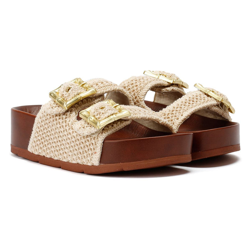 Desert Fleur Super Sandales Beige Pour Femmes