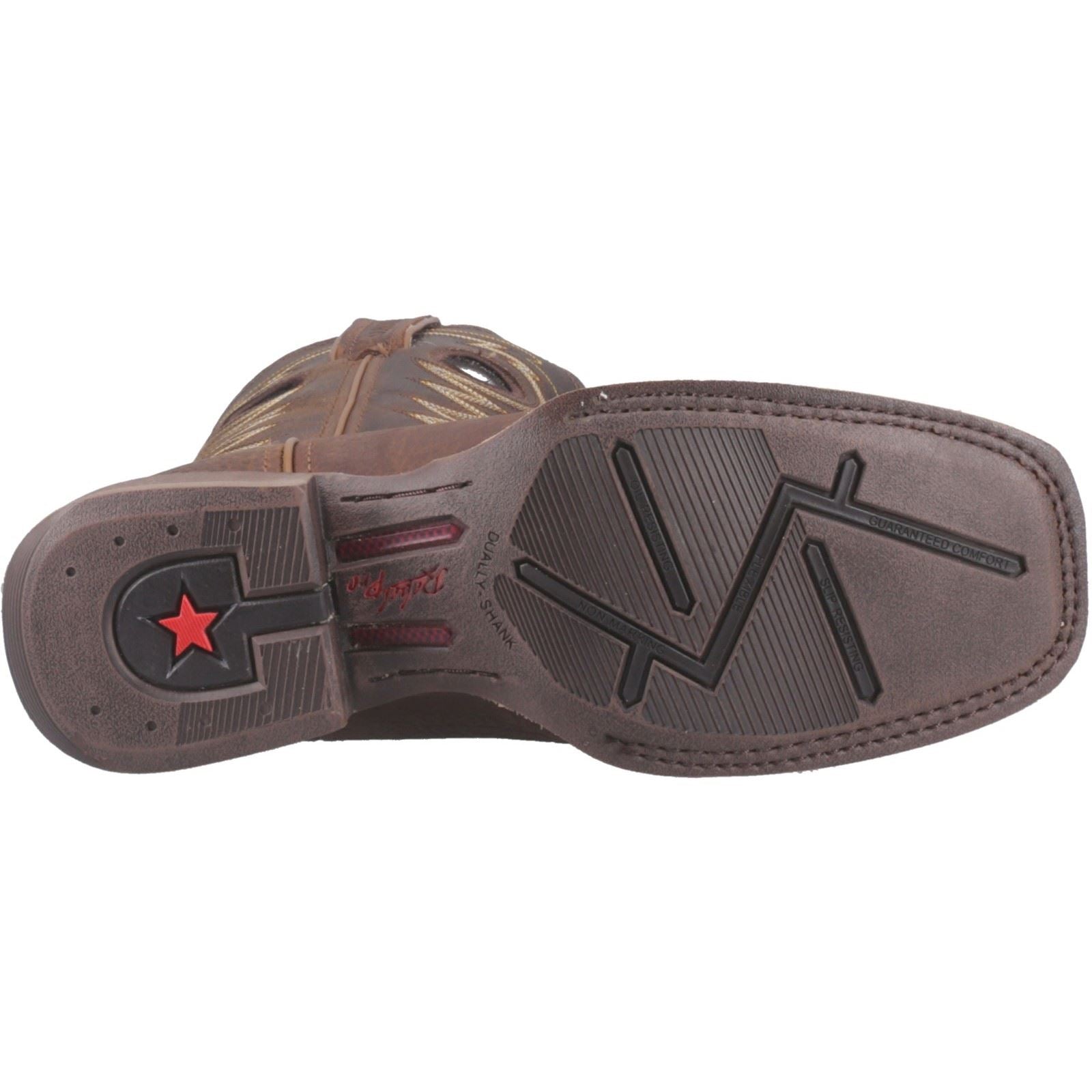 Durango Rebel Bottes En Cuir Marron Pour Homme