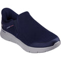 Skechers GO WALK Flex Ojai Baskets Homme En Toile Bleu Marine