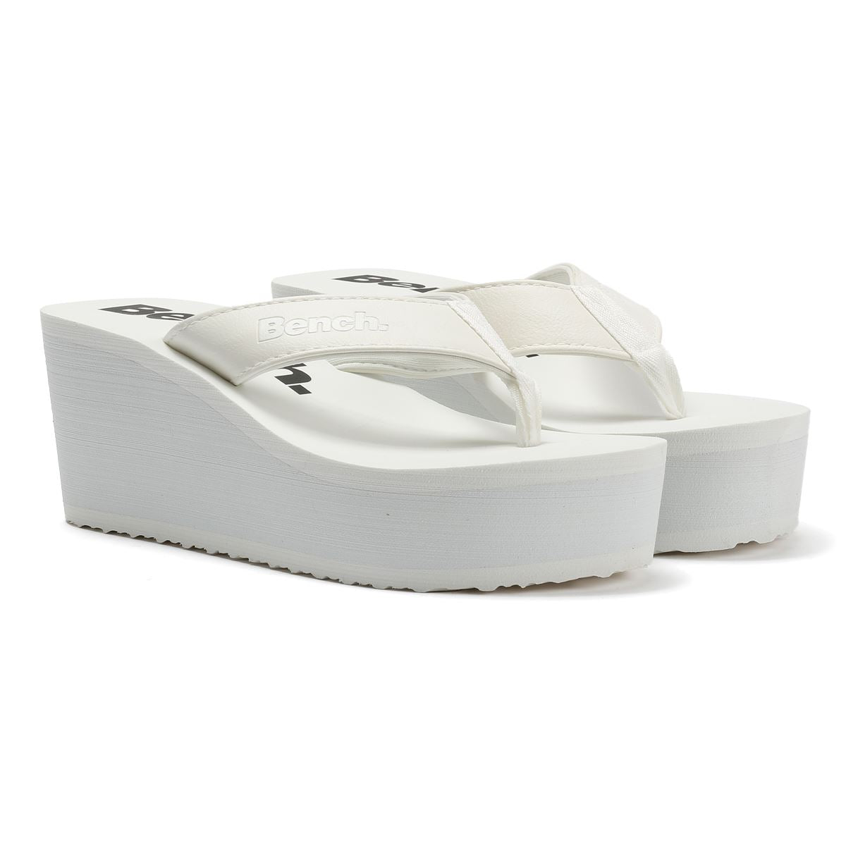 Bench Vacay Tongs Blanches Pour Femmes
