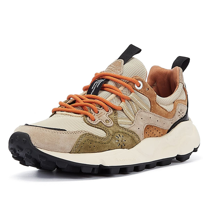 Flower Mountain Yamano 3 Baskets En Daim Gris/Orange