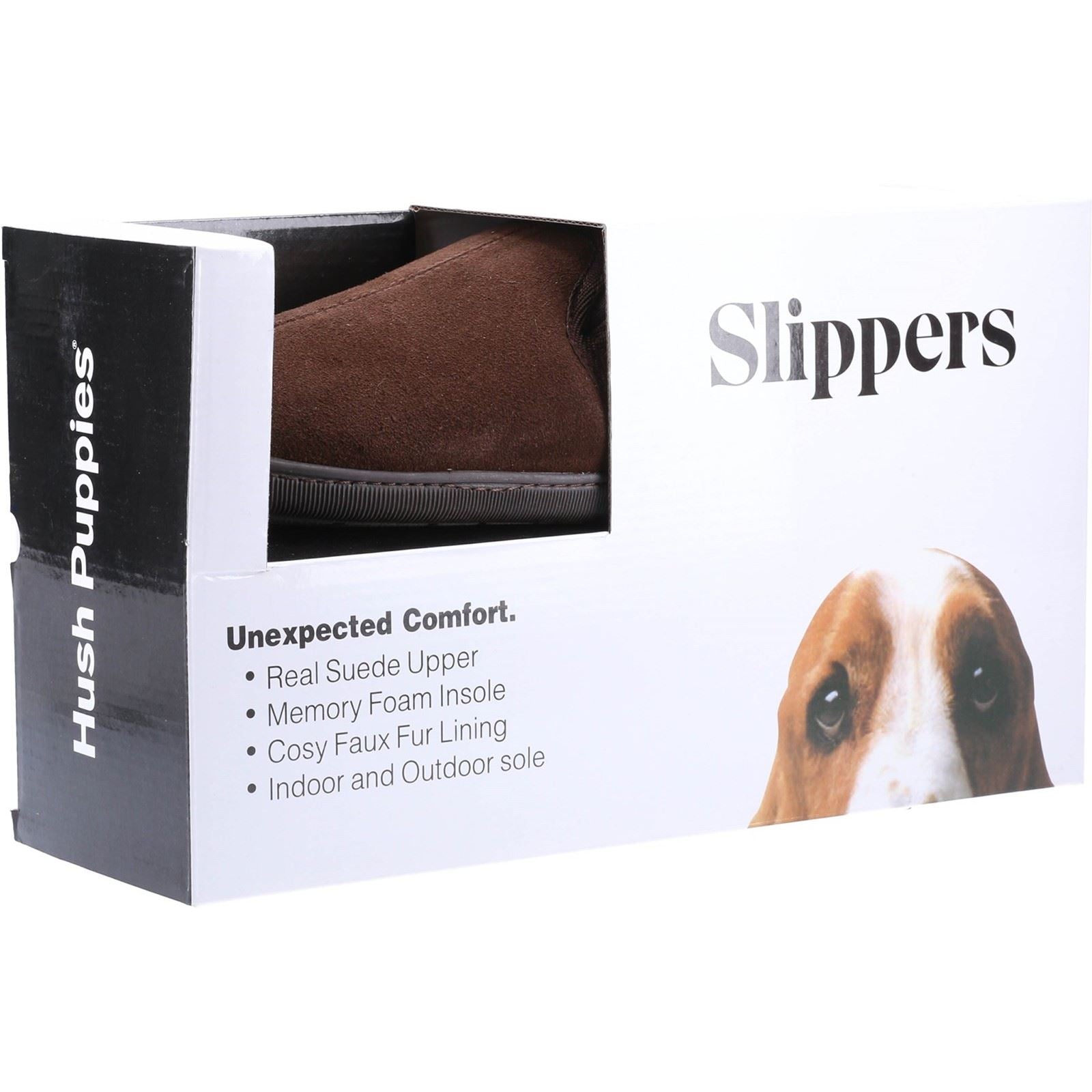 Hush Puppies Arnold Pantoufles Pour Hommes En Daim Marron