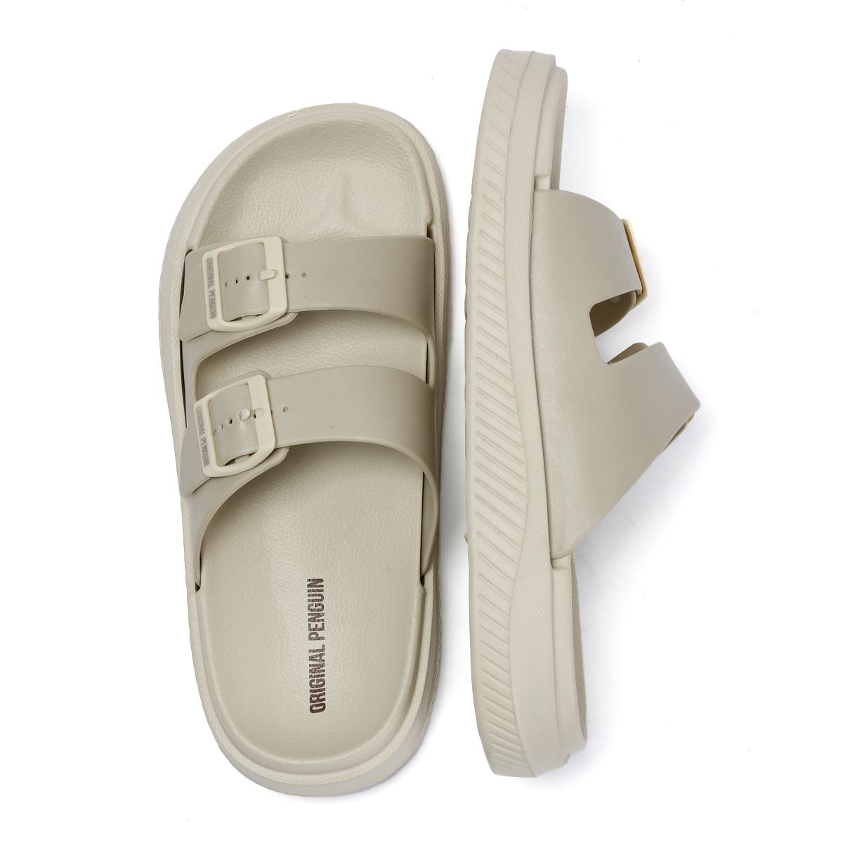 Penguin Playa Sandales Beiges Pour Hommes