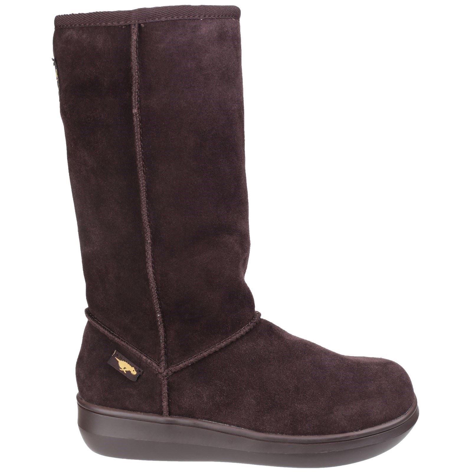 Rocket Dog Sugardaddy Bottes Pour Femmes En Daim Couleur Chocolat