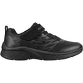 Skechers Microspec Texlor Chaussures De Sport Noires Pour Garçons En Polyester