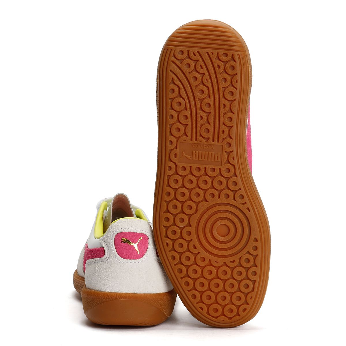Puma Palermo Baskets Blanches En Cuir Pour Femmes